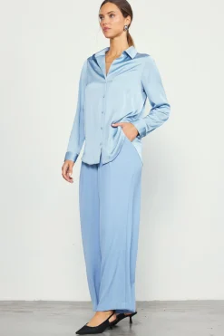 Recycled Button Down Top*SKIES ARE BLUE Outlet