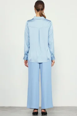 Recycled Button Down Top*SKIES ARE BLUE Outlet