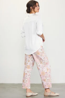 Recycled Classic Button Down Top*SKIES ARE BLUE Outlet