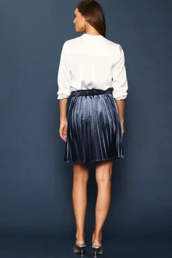 Recycled Classic Button Down Top*SKIES ARE BLUE Discount