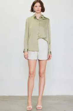 Recycled Classic Button Down Top*SKIES ARE BLUE Best