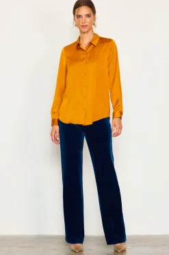 Recycled Classic Button Down Top*SKIES ARE BLUE Hot