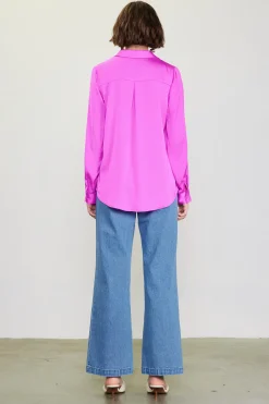Recycled Classic Button Down Top*SKIES ARE BLUE Hot