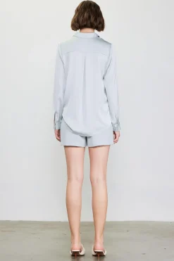 Recycled Classic Button Down Top*SKIES ARE BLUE Discount