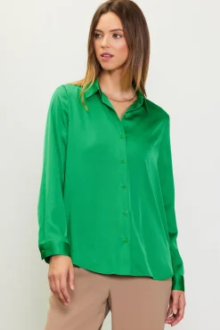 Recycled Classic Button Down Top*SKIES ARE BLUE Discount