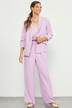 Recycled Shirred Sleeve Blazer*SKIES ARE BLUE Clearance