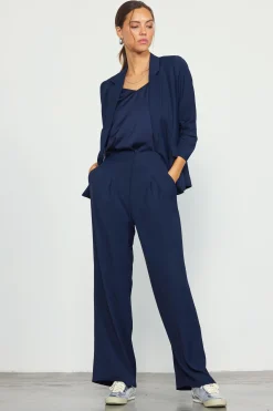 Recycled Shirred Sleeve Blazer*SKIES ARE BLUE Clearance