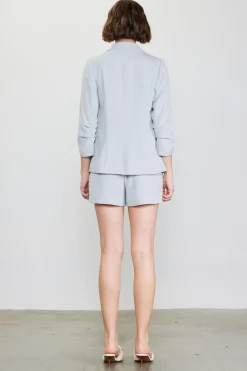 Recycled Shirred Sleeve Blazer*SKIES ARE BLUE Outlet
