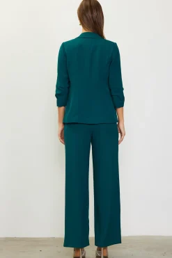 Recycled Shirred Sleeve Blazer*SKIES ARE BLUE New