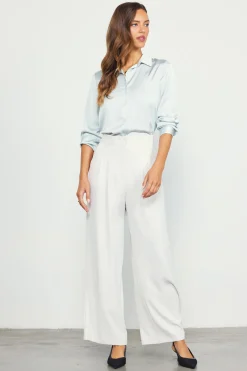 Recycled Wide Leg Pants*SKIES ARE BLUE Clearance