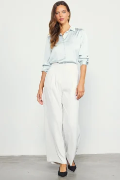 Recycled Wide Leg Pants*SKIES ARE BLUE Clearance