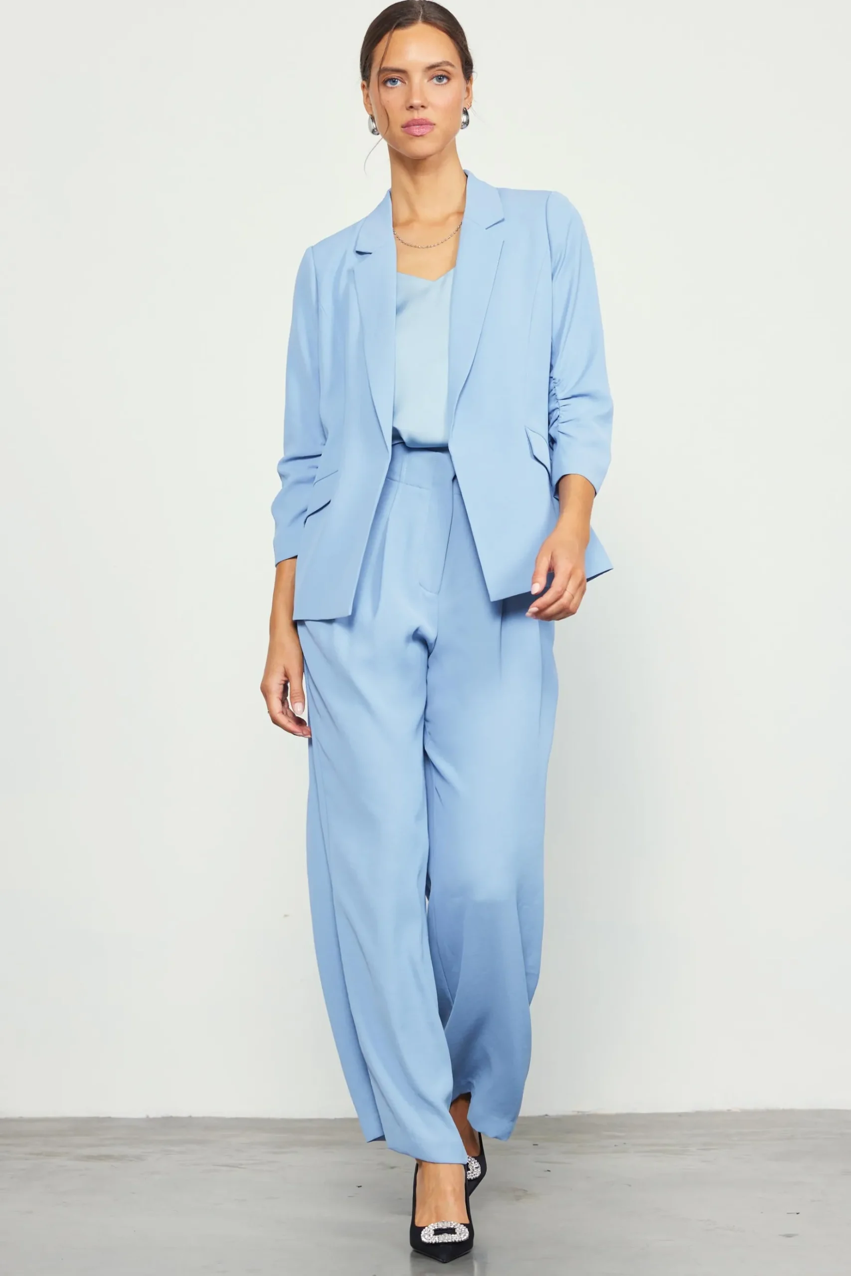 Recycled Wide Leg Pants*SKIES ARE BLUE Clearance