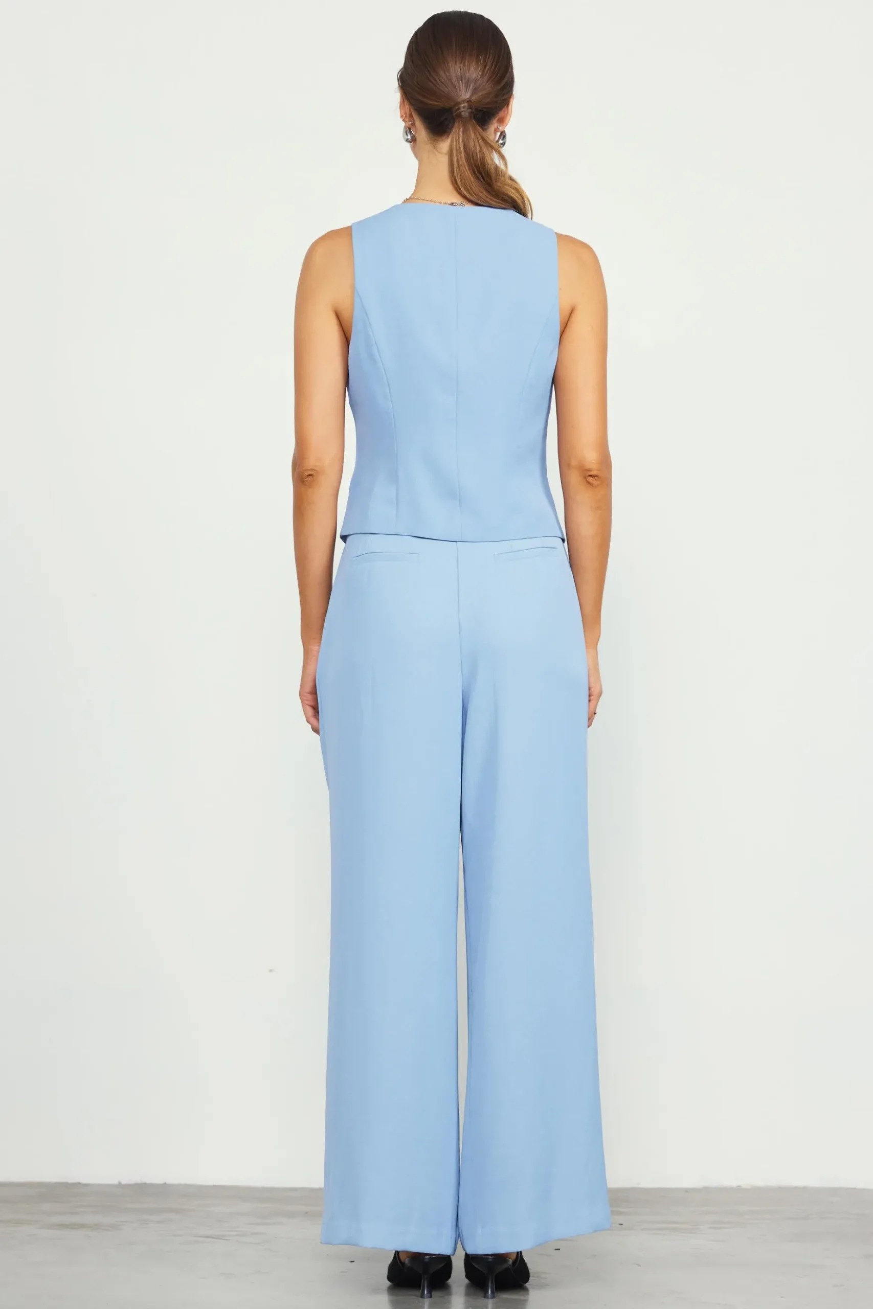 Recycled Wide Leg Pants*SKIES ARE BLUE Clearance