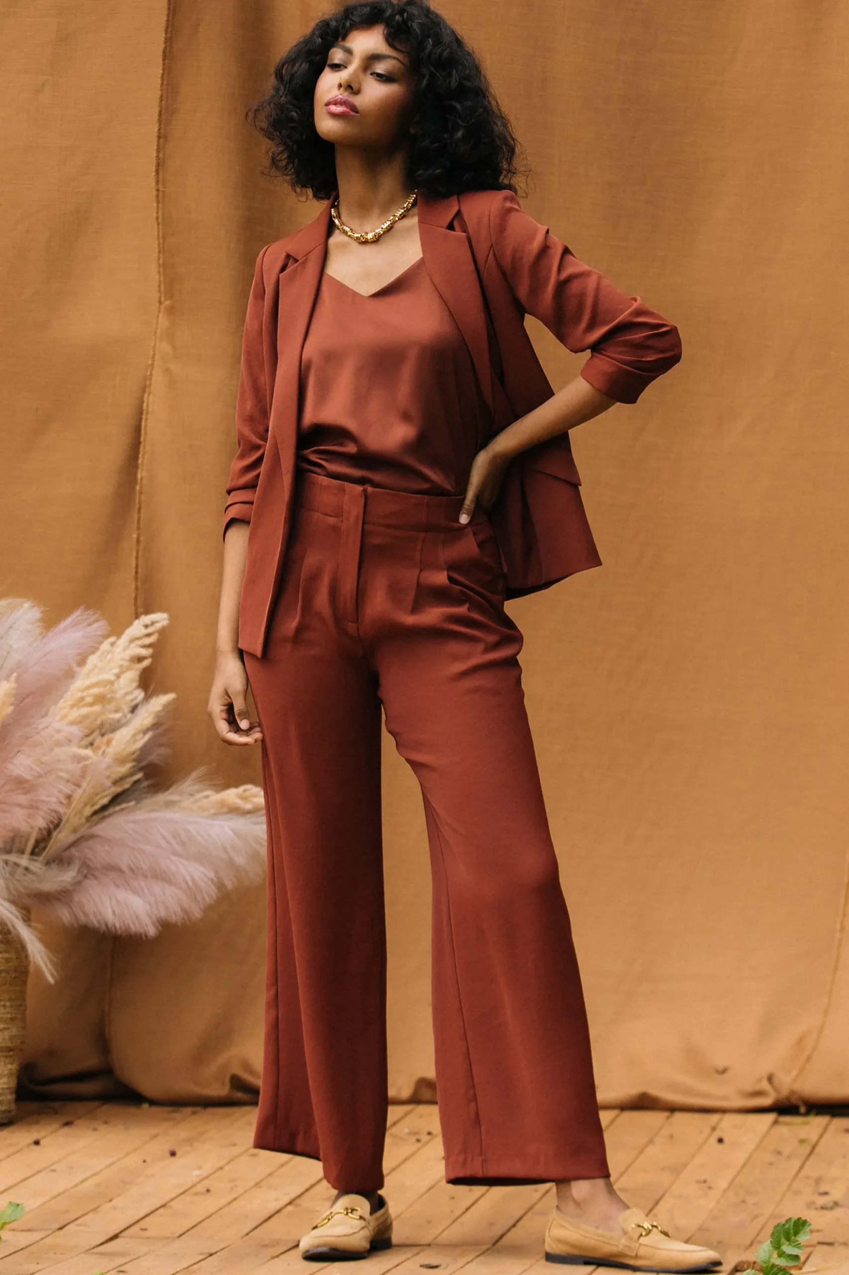 Recycled Wide Leg Pants*SKIES ARE BLUE Discount