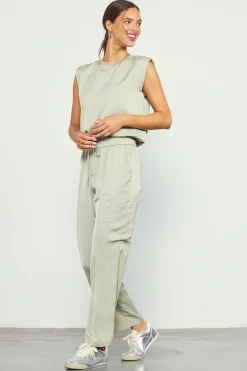 Relaxed Utility Pintucked Pants*SKIES ARE BLUE Online