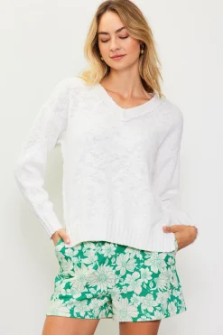 Relaxed V Neck Sweater*SKIES ARE BLUE Outlet
