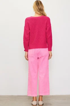 Relaxed V Neck Sweater*SKIES ARE BLUE Best