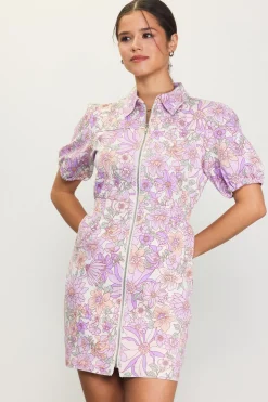 Retro Collared Mini Dress*SKIES ARE BLUE Hot