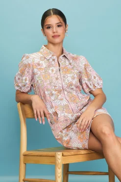 Retro Collared Mini Dress*SKIES ARE BLUE