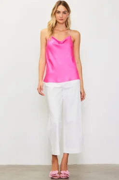 Rhinestone Straps Cowl Halter Cami*SKIES ARE BLUE Clearance