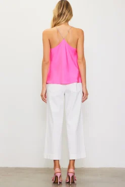 Rhinestone Straps Cowl Halter Cami*SKIES ARE BLUE Clearance