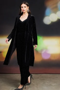 Rhinestone Velvet Duster*SKIES ARE BLUE New
