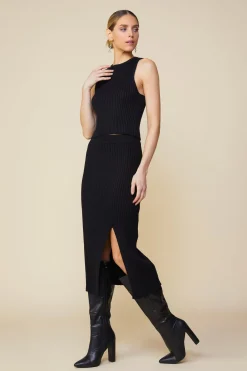 Ribbed Knit Sleeveless Top*SKIES ARE BLUE Sale