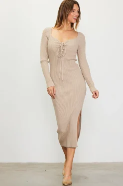 Ribbed Sweater Dress*SKIES ARE BLUE Online
