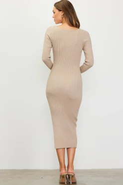 Ribbed Sweater Dress*SKIES ARE BLUE Online