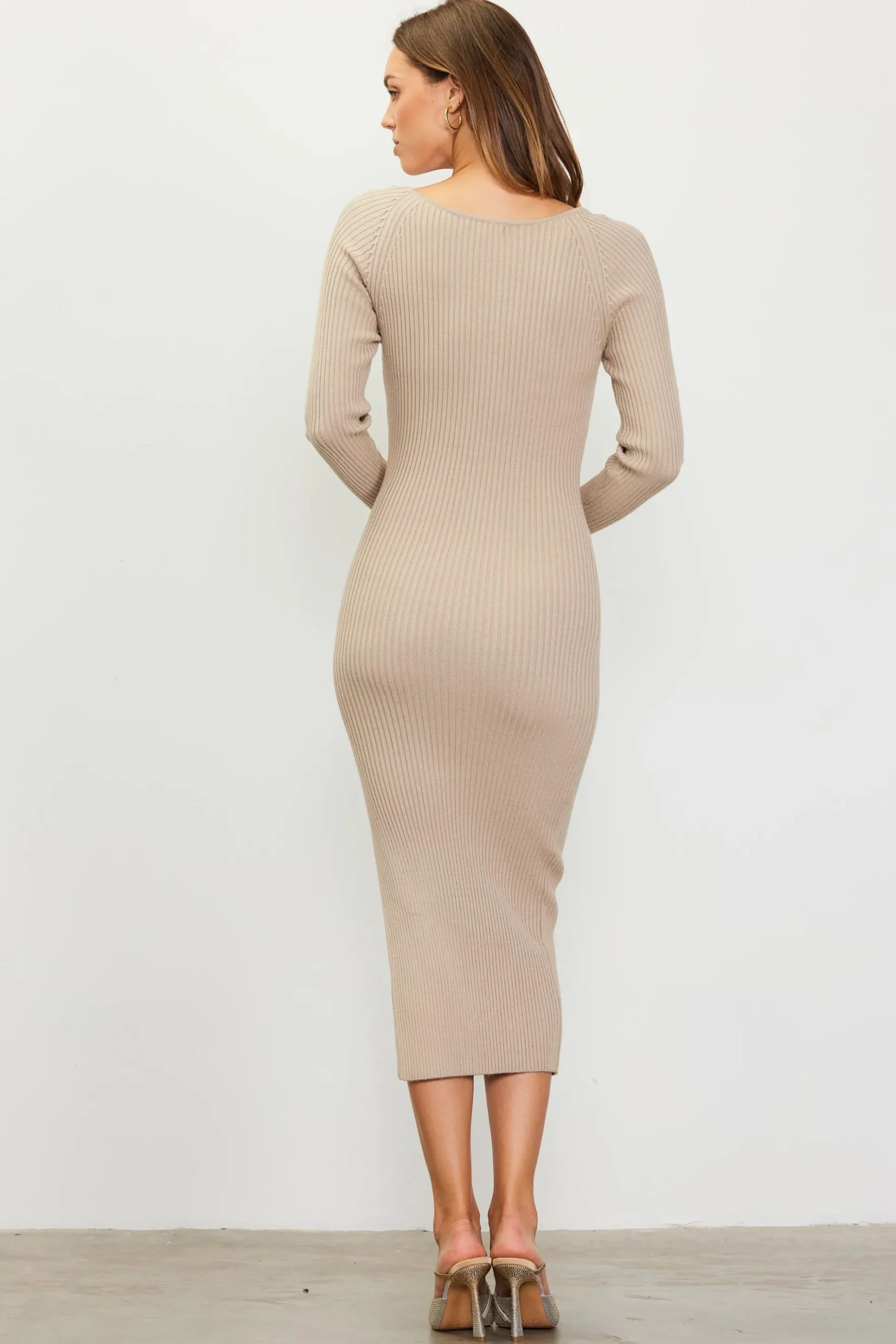 Ribbed Sweater Dress*SKIES ARE BLUE Online