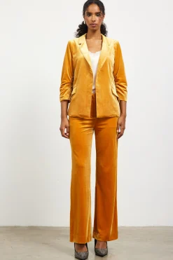 Ruched Velvet Blazer*SKIES ARE BLUE Best
