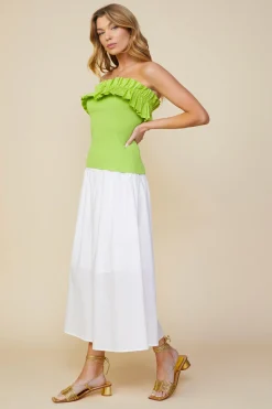 Ruffled Strapless Top*SKIES ARE BLUE Discount