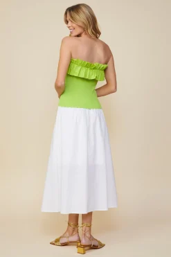 Ruffled Strapless Top*SKIES ARE BLUE Discount
