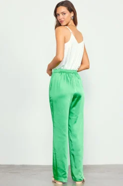 Satin Straight Leg Pant*SKIES ARE BLUE Discount