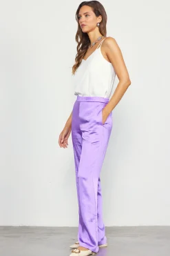 Satin Straight Leg Pant*SKIES ARE BLUE Best