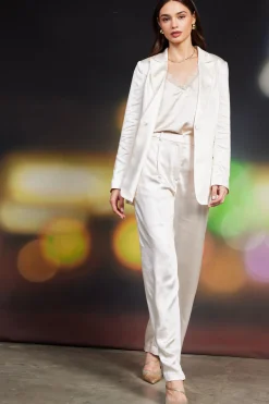 Satin Tailored Blazer*SKIES ARE BLUE Best