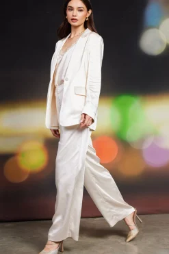 Satin Tailored Blazer*SKIES ARE BLUE Best