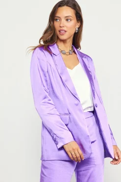 Satin Tailored Blazer*SKIES ARE BLUE