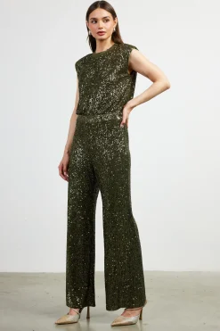 Sequin Flared Pants*SKIES ARE BLUE Hot