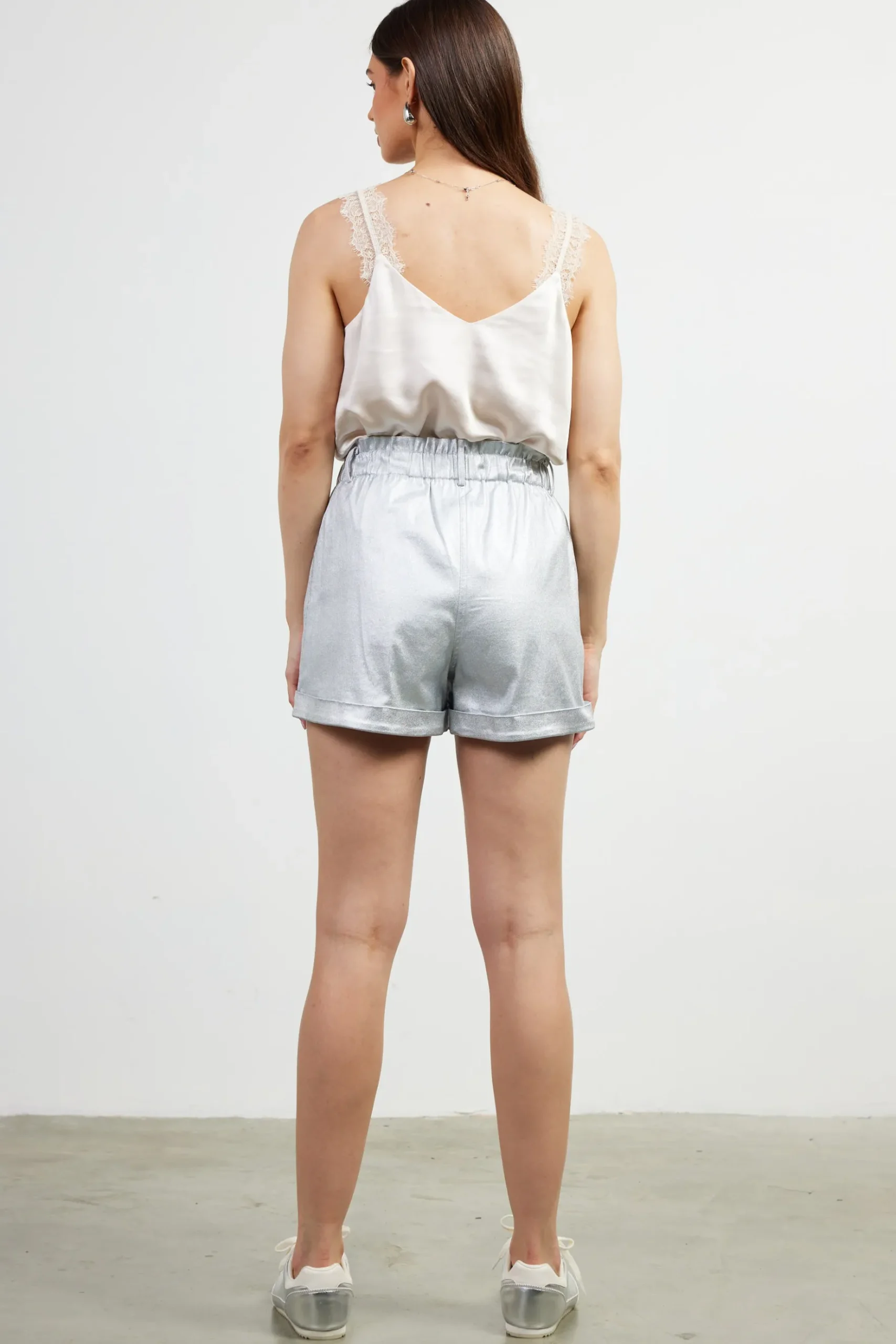 Shimmery Paperbag Shorts*SKIES ARE BLUE Discount