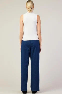 Sleeveless Mock Neck Knit Top*SKIES ARE BLUE Sale