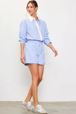 Striped High Waisted Shorts*SKIES ARE BLUE Online