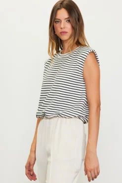 Striped Muscle Tank*SKIES ARE BLUE Hot