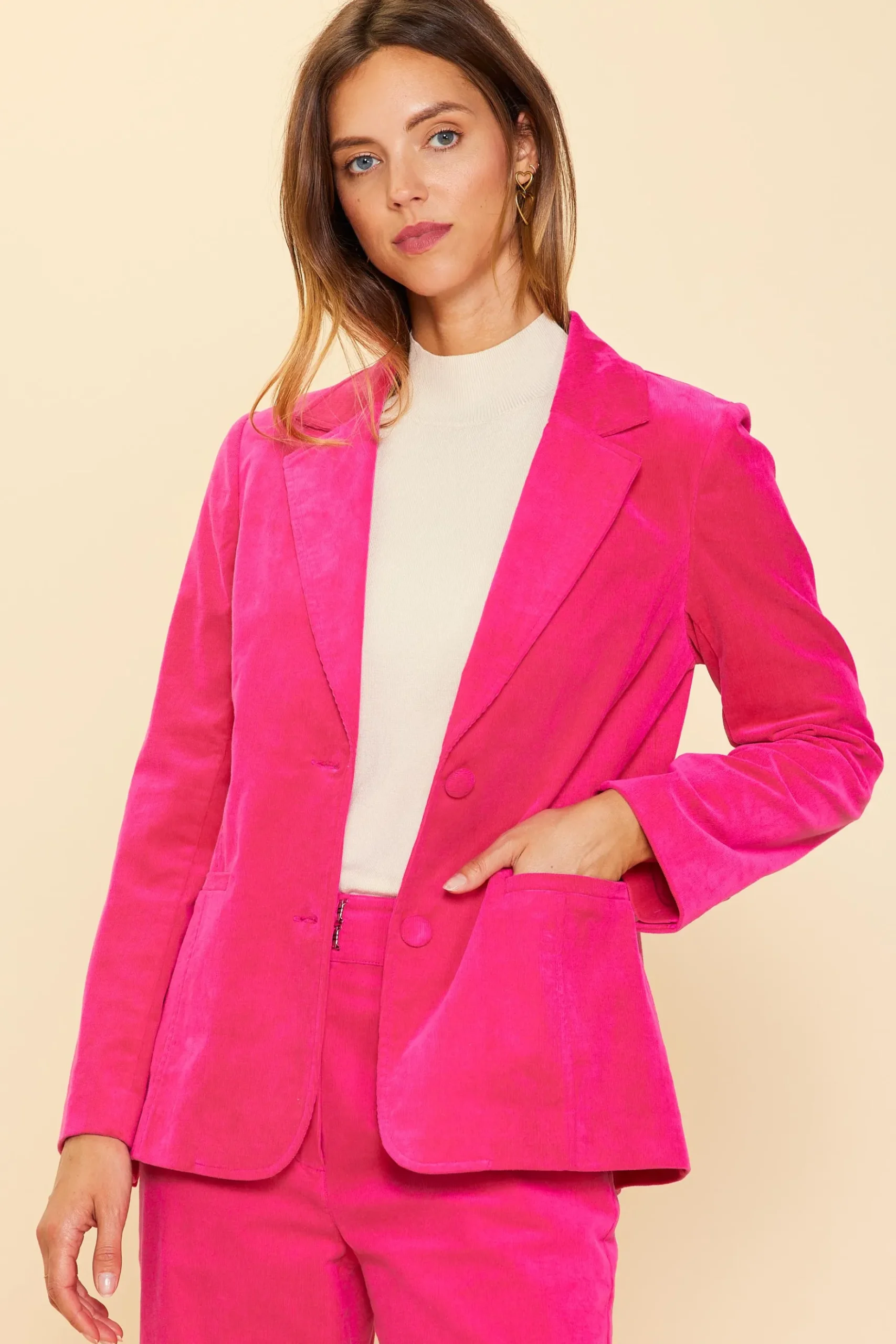 Tailored Corduroy Blazer*SKIES ARE BLUE