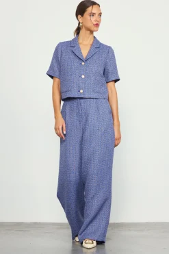 Tailored Tweed Cropped Blazer*SKIES ARE BLUE Hot
