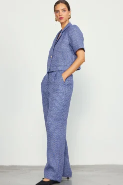 Tailored Tweed Cropped Blazer*SKIES ARE BLUE Hot