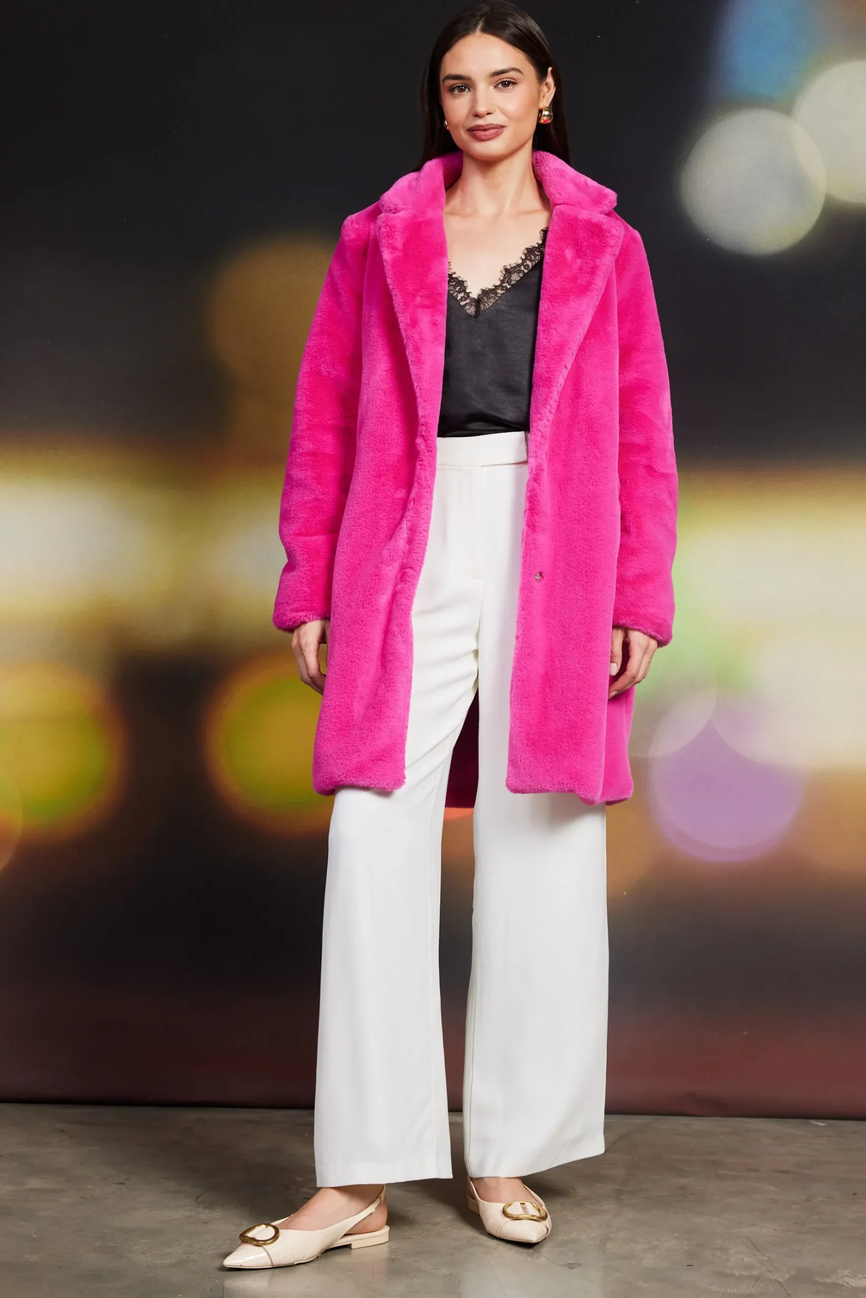 Teddy Faux Fur Coat*SKIES ARE BLUE Discount