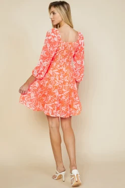 Tropical Jacquard Mini Dress*SKIES ARE BLUE Clearance