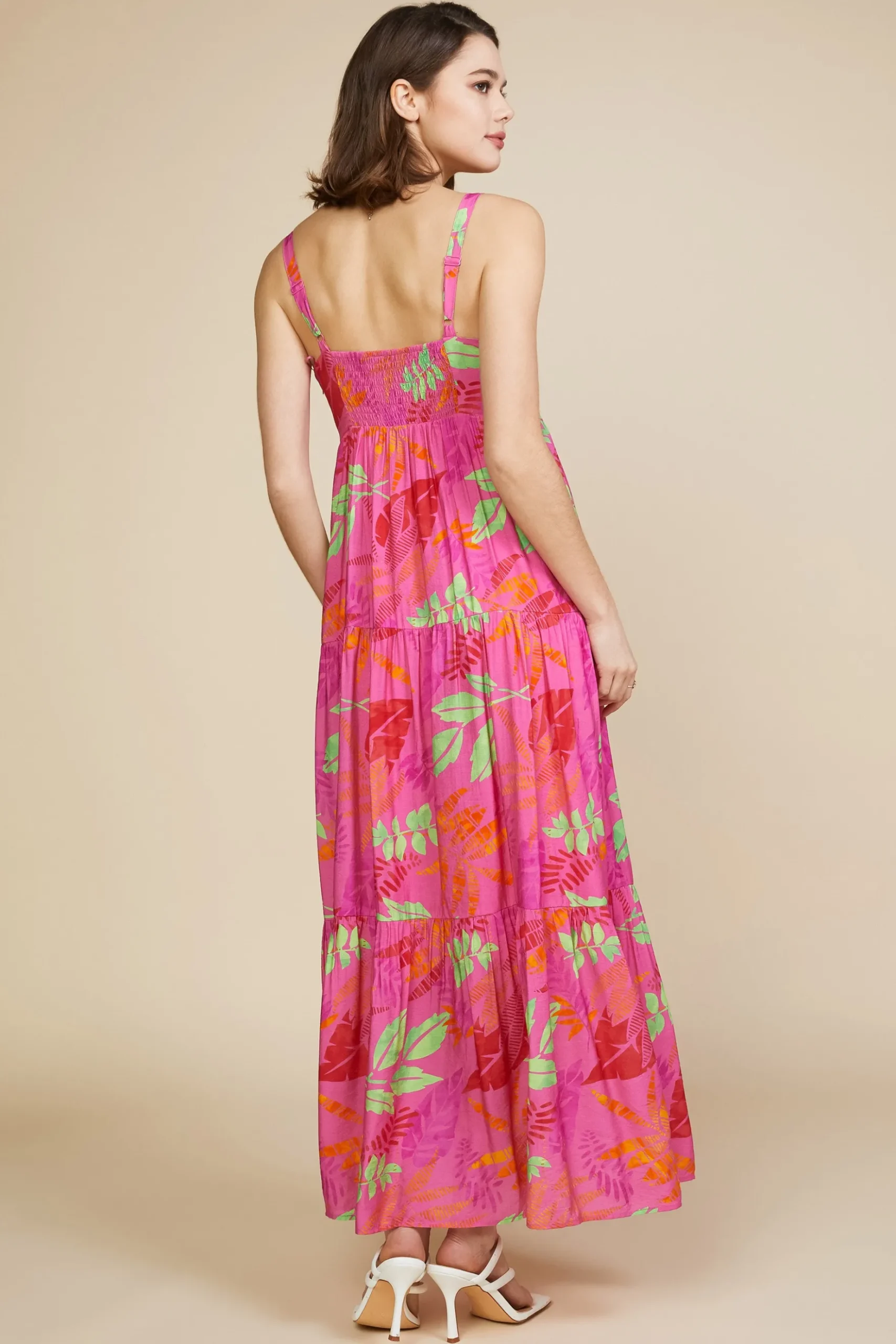 Tropical Print Maxi Dress*SKIES ARE BLUE
