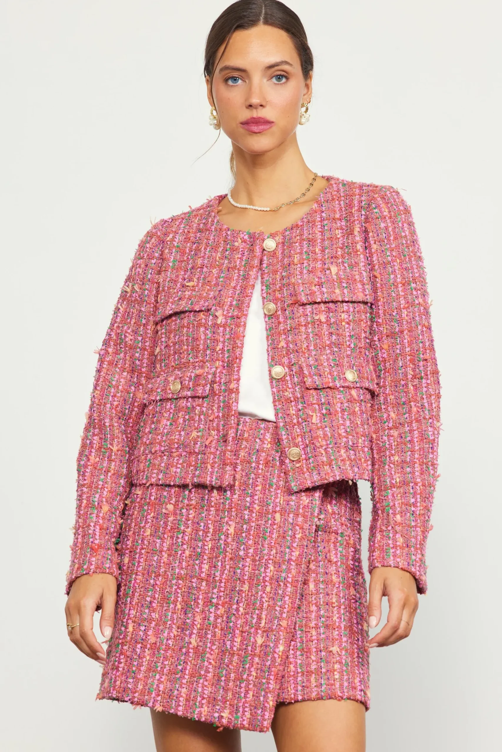 Tweed Structured Jacket*SKIES ARE BLUE New